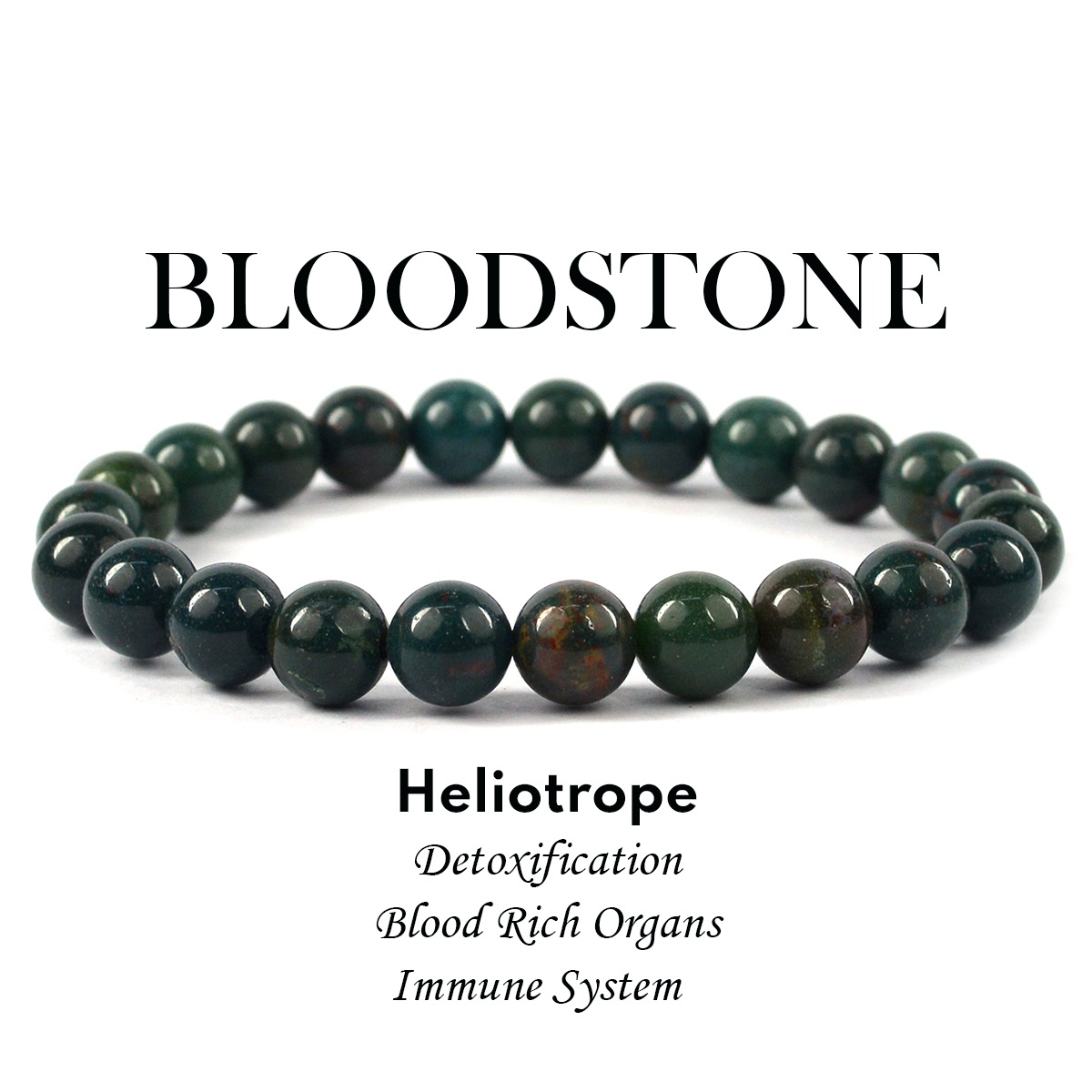 blood stone bracelet