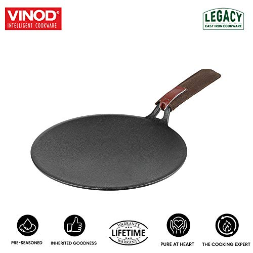 Pots And Pans 26cm Meyer Pre Seasoned Cast Iron Roti/chapati Tawa